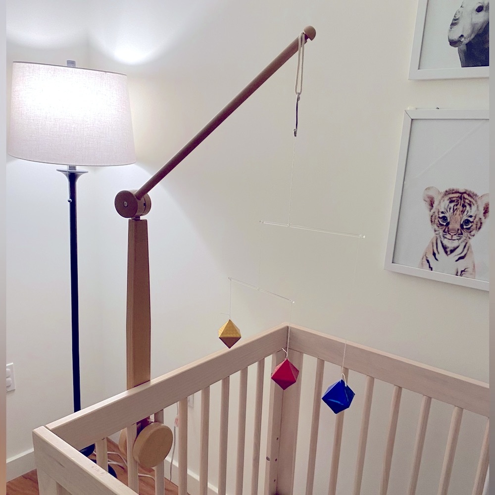 Eccomum Natural Wood Baby Mobile Hanger